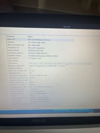 ASUS VivoBook 15 (Ryzen 5 - 8GB RAM - SSD).