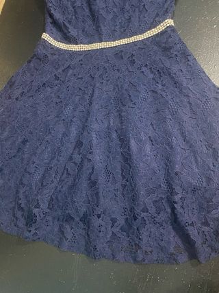 Vestido azul encaje Formula Joven