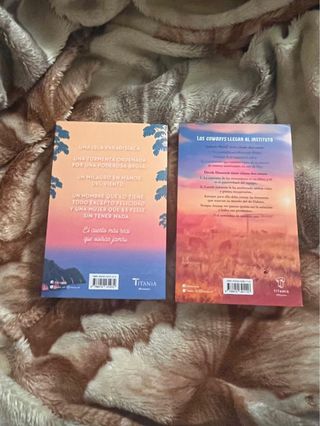 Lote 2 libros de romance