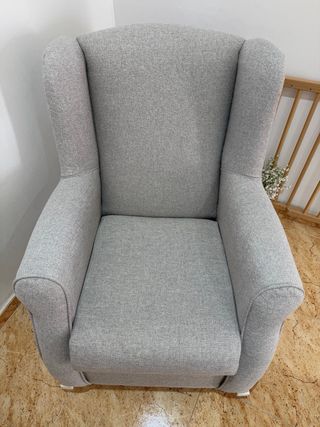 Sillón Mecedora Lactancia Gris
