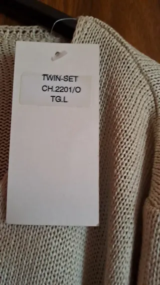 Twin set Esplen maglia zip e maglia girocollo M