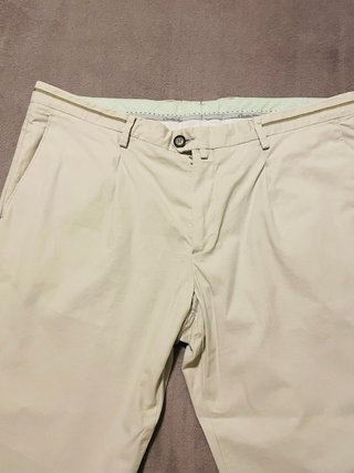 Pantalón de algodón Emilio Tucci beige