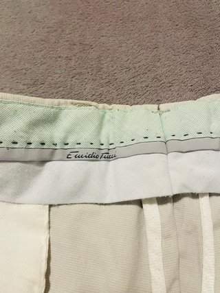 Pantalón de algodón Emilio Tucci beige