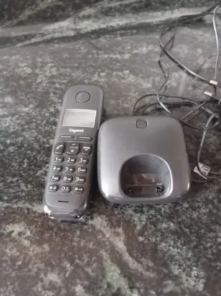 Teléfono Gigaset Inalámbrico Negro