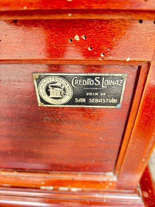 Gramófono antiguo para restaurar Funciona