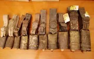 Lote de 10 Cencerros desde 8cm hasta 14cm