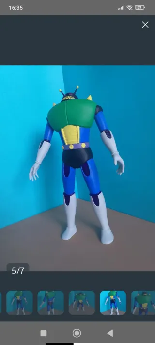 Bestia mecanica Jinrai S1,de Mazinger Z.