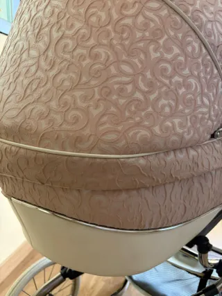 Trío Bebecar: Capazo, Silleta y Maxi Cosi Rosa