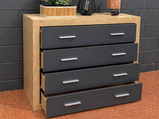 Pack Dormitorio Madera y Tela