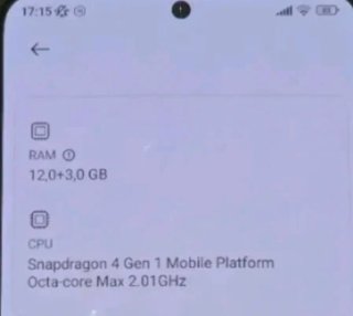 Xiaomi Redmi Note 12 5G 12GB RAM