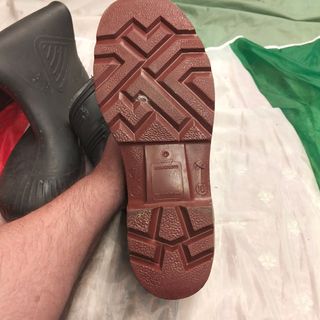 Stivali militari in gomma neri