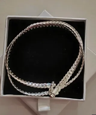 Collana Argento 925 Maglia Piatta