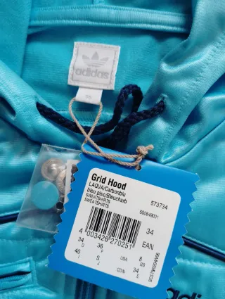 Chaqueta Adidas manga corta azul