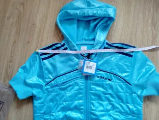 Chaqueta Adidas manga corta azul