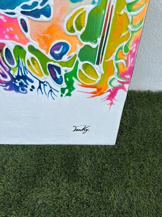 Cuadro abstracto 150x90 cm perfecto estado