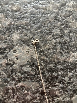 Cadena 50 cm Oro Blanco 18k.NO NEGOCIABLE