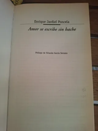Amor Se Escribe Sin Hache