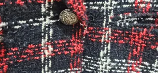 Chaqueta Zara cuadros M/38/10