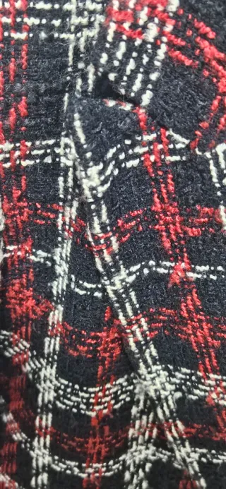 Chaqueta Zara cuadros M/38/10