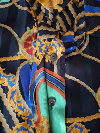 Camisa de seda Vintage SantaEulalia