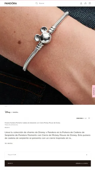 Pulsera Pandora Mickey Mouse