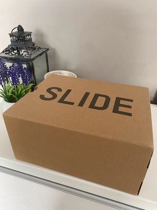 Chanclas Adidas Yeezy Beige Talla 42