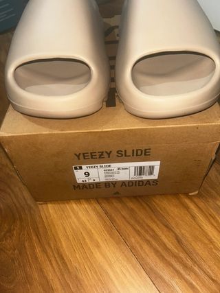 Chanclas Adidas Yeezy Beige Talla 42