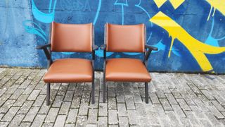 Coppia poltrone DAL VERA vintage legno design