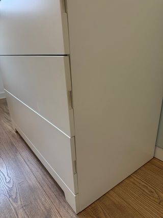 Cómoda blanca 3 cajones