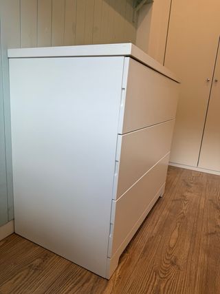 Cómoda blanca 3 cajones