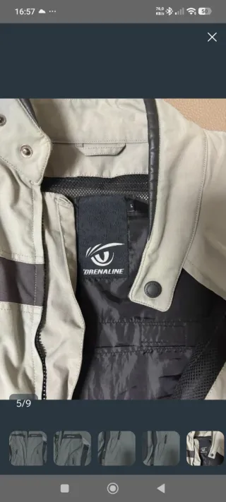 Chaqueta moto Drenaline con protecciones