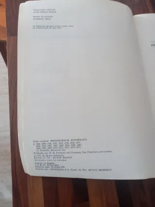 Libro Psicologia Fisiologia selecciones Scientific