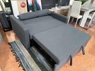 Sofá Cama Gris 2 Plazas
