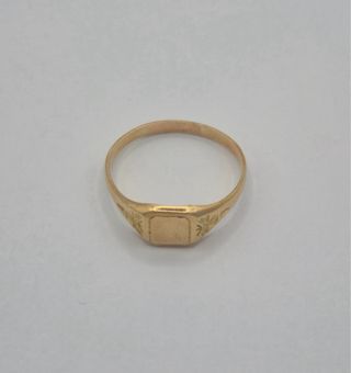 Anillo Sello Oro 18k