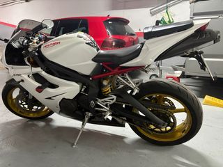 Triumph Daytona 675 Blanca y Dorada