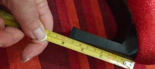 Scarpe rosse lurex tacco alto donna