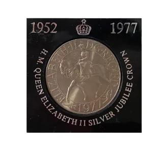 Lote 2 Monedas Conmemorativas Realeza Británica
