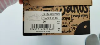 Zapatillas Feroz Talla 26 Blancas