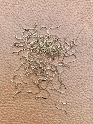 Ganchos para pendientes de plata