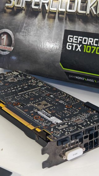 Tarjeta Gráfica EVGA GeForce GTX 1070 8GB GDDR5 SC