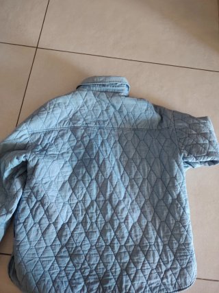 Giacca Zara trapuntata jeans