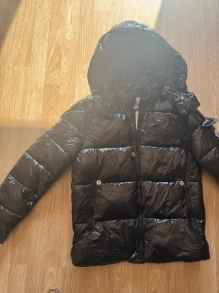 Giubbino Moncler nero lucido