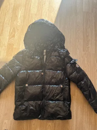 Giubbino Moncler nero lucido