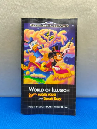 JUEGO SEGA MEGA DRIVE WORLD OF ILLUSION MICKEY