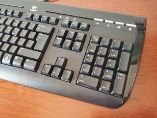 Teclado Logitech PS/2 Preto