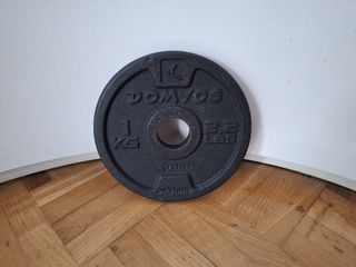 Disco de pesa 1kg hierro fundido