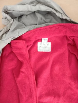 Giacca 3 in 1 Decathlon 4 anni