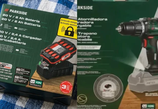 Taladro Parkside 20V + Batería y Cargador