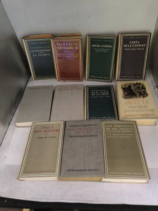 Libros religiosos B.A.C. desde 10€ unidad