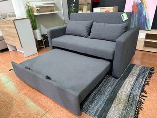Sofá Cama Gris 2 Plazas